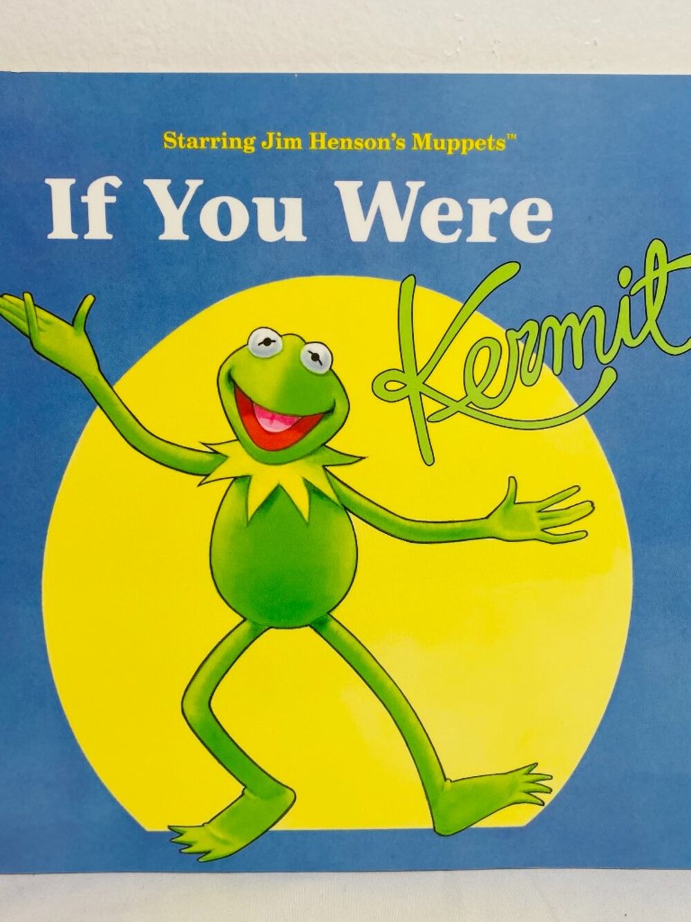 VNTG If You Were Kermit, Jim Henson's Muppets, Golden Books SC 1995 - EUC